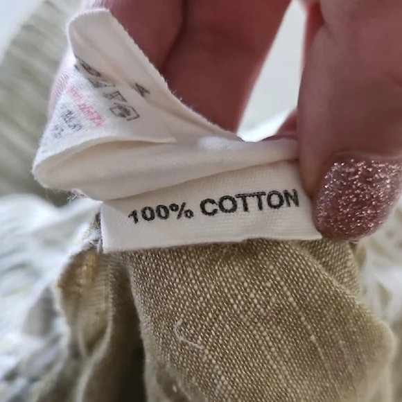 Fabindia Beige Linen Pants Size 34 Drawstring Like New Condition - Picture 9 of 9